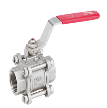 Three Piece Screwed End / Socket Weld Ball Valves